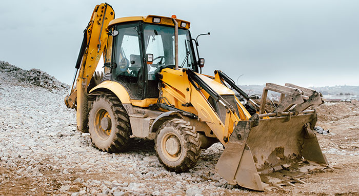 backhoe demolition equipment