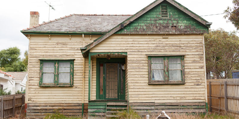 abandoned house