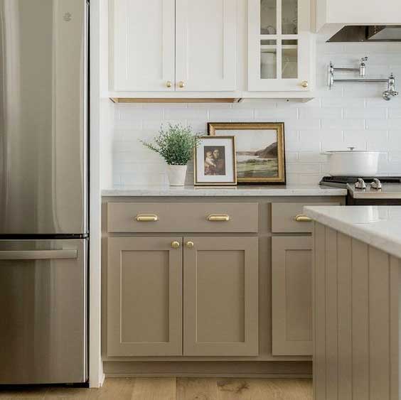 kitchen remodel with updated cabinets